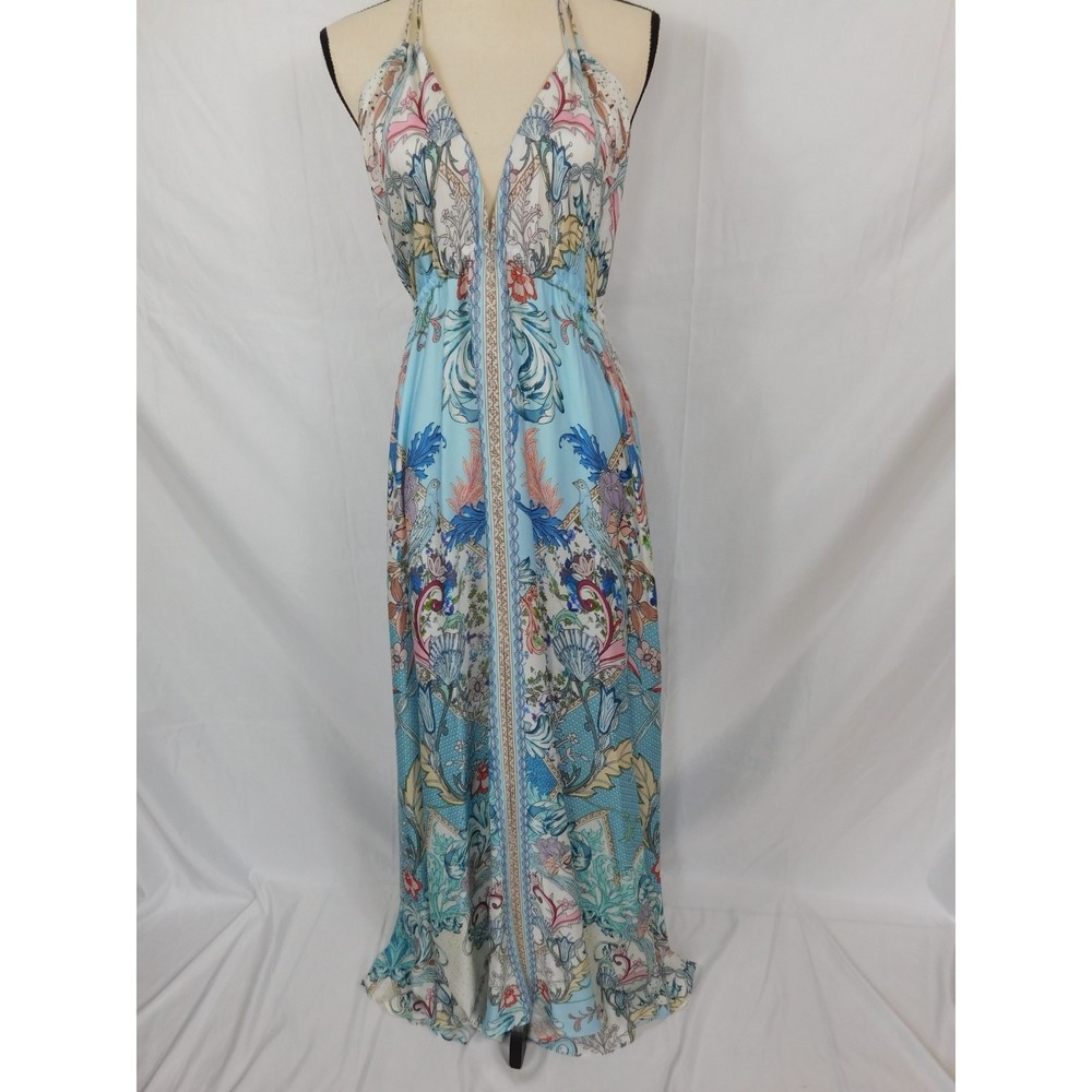 HALE' BOB HALTER MAXI DRESS SIZE LARGE NWT